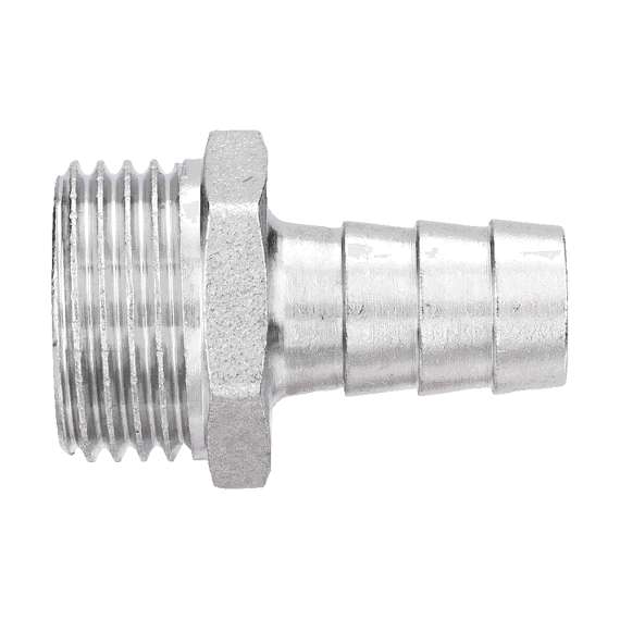 Штуцер для шланга НР никель 3/4"x25 AQUALINK, Диаметр: 3/4", Размер штуцера: 3/4"x25, фото , изображение 2