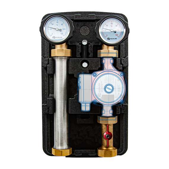 Насосная группа быстрого монтажа с прямым контуром 1 1/2" AQUALINK, фото 