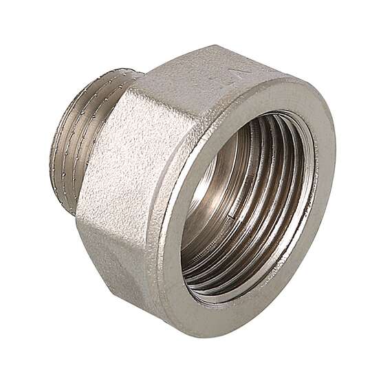 Переходник ВН-НР никель 3/4"x1/2" VALTEC, Размер перехода: 3/4"x1/2", фото 