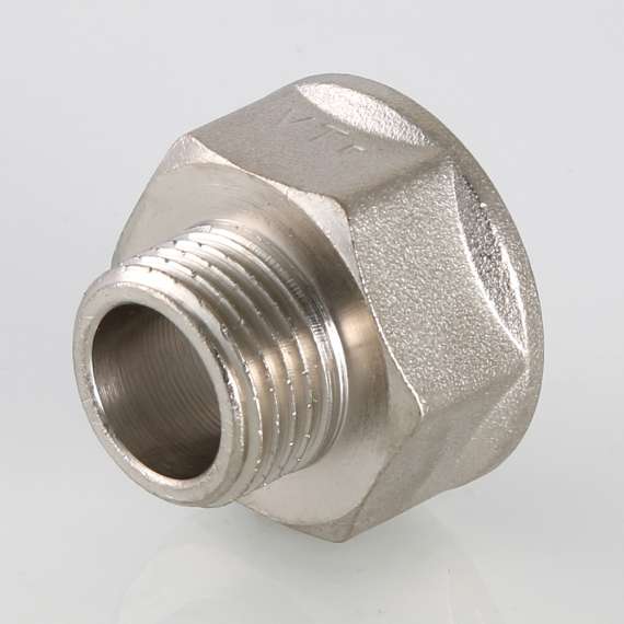 Переходник ВН-НР никель 1"x3/4" VALTEC, Размер перехода: 1"x3/4", фото , изображение 2 Переходник ВН-НР никель 1"x3/4" VALTEC, Размер перехода: 1"x3/4", фото , изображение 2