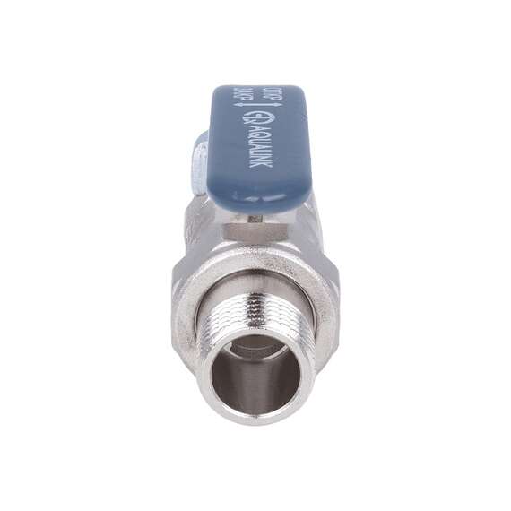 Кран шаровой AQUALINK со сгоном ВР-НР  1/2" ручка, Размер запорной арматуры: 1/2", фото , изображение 2