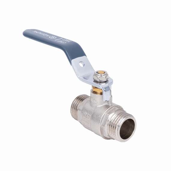 Кран шаровой AQUALINK НР-НР  3/4" ручка, Размер запорной арматуры: 3/4", фото 