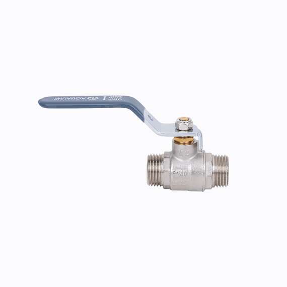 Кран шаровой AQUALINK НР-НР  1/2" ручка, Размер запорной арматуры: 1/2", фото , изображение 2