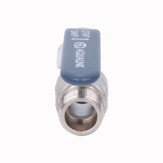 Кран шаровой AQUALINK НР-НР  3/4" ручка, Размер запорной арматуры: 3/4", фото , изображение 3