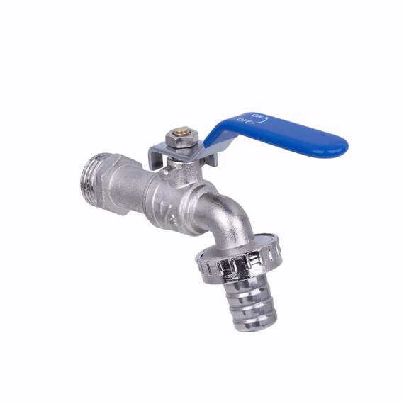 Кран шаровой AQUALINK ECO со штуцером 3/4" ручка, Размер запорной арматуры: 3/4", фото , изображение 2