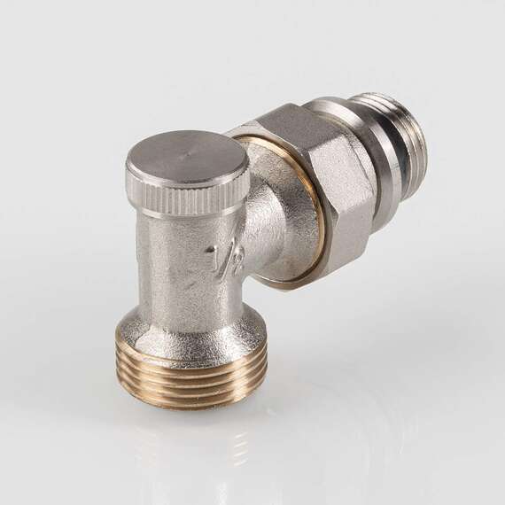Клапан настроечный угловой с доп уплотнением, евроконус 1/2" VALTEC, фото , изображение 4