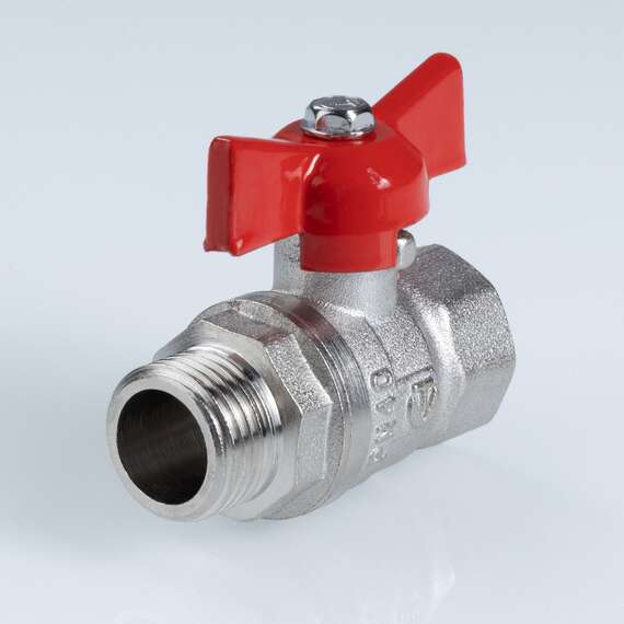 Кран шаровой VALTEC СТАНДАРТ ГОСТ ВР-НР  1/2" бабочка, Размер запорной арматуры: 1/2", фото , изображение 4