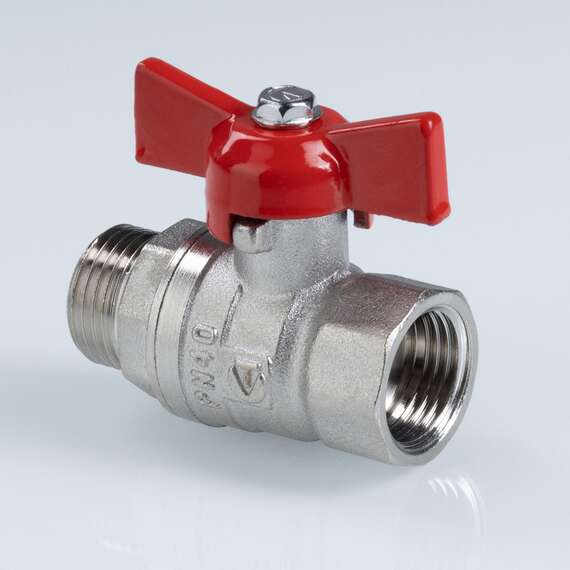 Кран шаровой VALTEC СТАНДАРТ ГОСТ ВР-НР  1/2" бабочка, Размер запорной арматуры: 1/2", фото , изображение 3