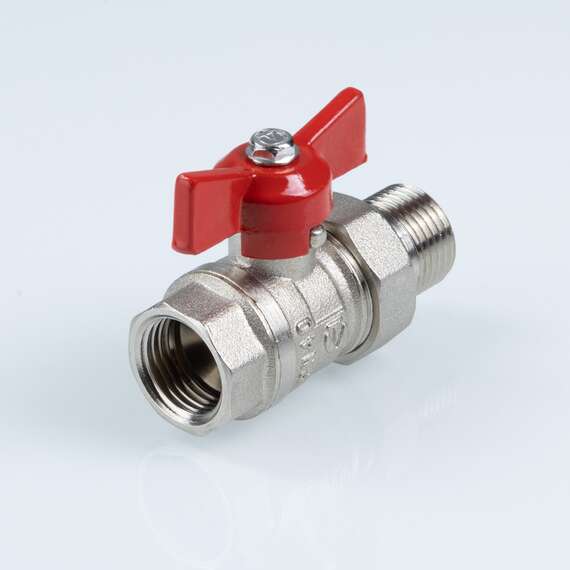 Кран шаровой VALTEC СТАНДАРТ ГОСТ с полусгоном  1/2" бабочка, Размер запорной арматуры: 1/2", фото , изображение 2