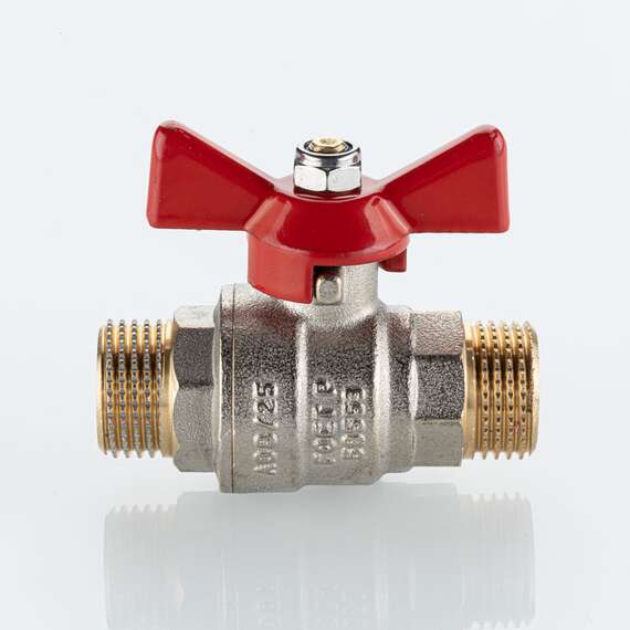 Кран шаровой VALTEC BASE-ГОСТ НР-НР  1/2" бабочка, фото , изображение 2