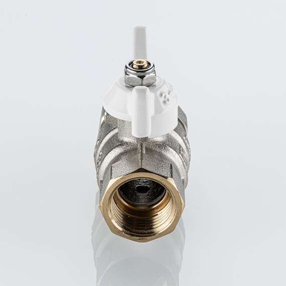 Кран шаровой VALTEC ГОСТ с полусгоном  1/2" белая бабочка, Размер запорной арматуры: 1/2", фото , изображение 2