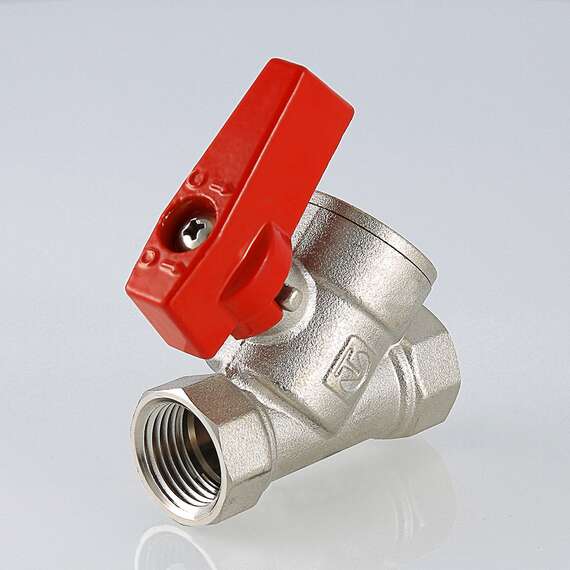 Кран шаровой VALTEC с цельным корпусом 1/2" ручка, фото , изображение 2