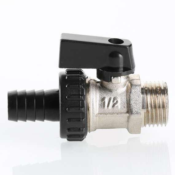 Кран шаровой VALTEC дренажный со штуцером 1/2" бабочка, фото , изображение 4