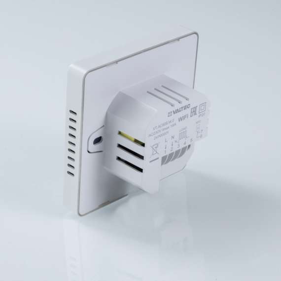 Хронотермостат комнатный с WIFI для электрического теплого пола (белый) VALTEC, фото , изображение 2