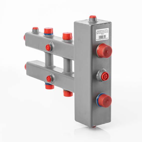 Гидроразделитель с коллектором горизонтальный 5 контуров, до 70  кВт VALTEC, фото , изображение 2