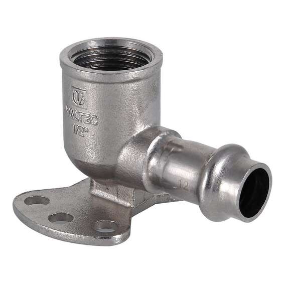 Водорозетка нерж сталь  18х1/2" VALTEC, Размер фитинга из нерж стали: 18х1/2", фото 