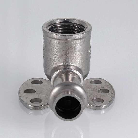 Водорозетка нерж сталь  18х1/2" VALTEC, Размер фитинга из нерж стали: 18х1/2", фото , изображение 2