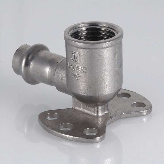 Водорозетка нерж сталь  18х1/2" VALTEC, Размер фитинга из нерж стали: 18х1/2", фото , изображение 3