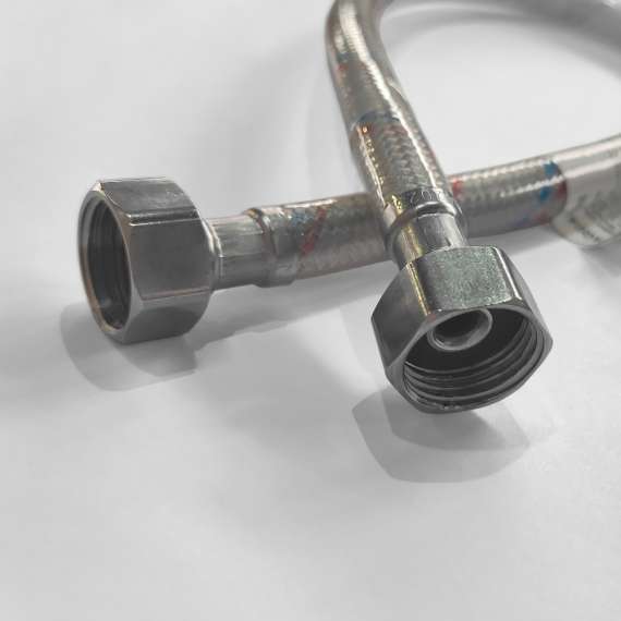 Гибкая подводка для воды с ПВХ покрытием 200см G1/2"ВР-G1/2"ВР AQUALINE, Длина гибкой подводки (см): 200, фото , изображение 2