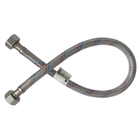 Гибкая подводка для воды с ПВХ покрытием 200см G1/2"ВР-G1/2"ВР AQUALINE, Длина гибкой подводки (см): 200, фото 