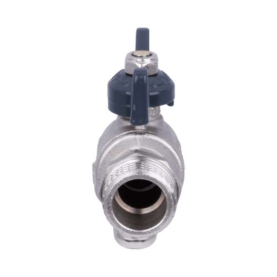 Кран шаровой AQUALINK водоразборный со штуцером 1/2" бабочка, фото , изображение 3