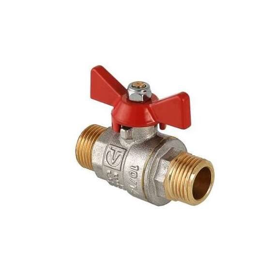 Кран шаровой VALTEC BASE НР-НР  1/2" бабочка, Размер запорной арматуры: 1/2", фото 