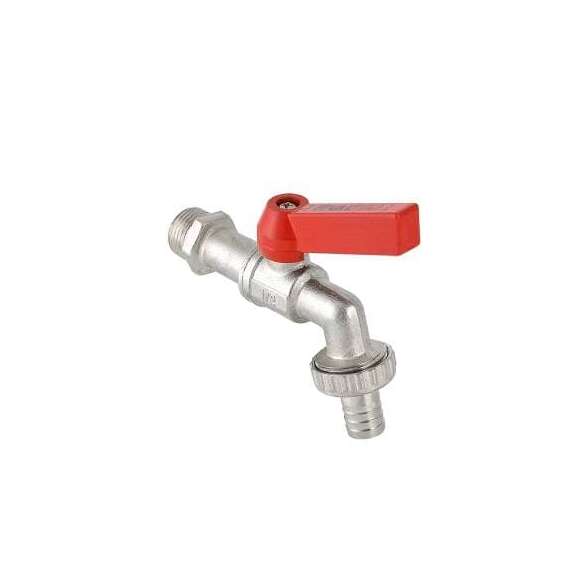 Кран шаровой VALTEC со штуцером 1/2" ручка, Размер запорной арматуры: 1/2", фото 
