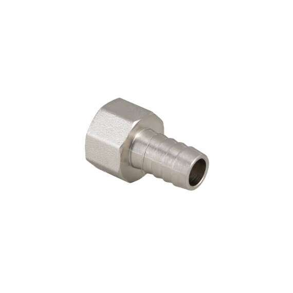 Штуцер для шланга ВН никель 1/2"x12 VALTEC, Размер штуцера: 1/2"x12, фото 