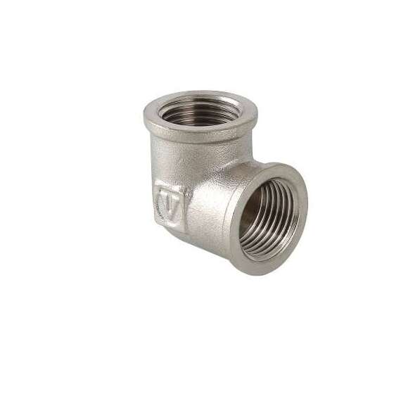 Угольник ВР-ВР никель 1 1/4" 90° VALTEC, Диаметр: 1 1/4", фото 