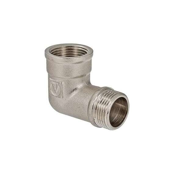Угольник ВР-НР никель 1 1/4" 90° VALTEC, Диаметр: 1 1/4", фото 