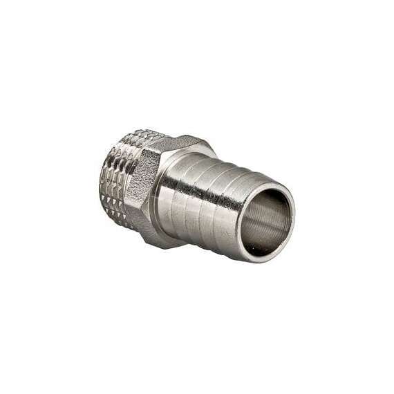 Штуцер для шланга никель 1/2"x18 VALTEC, Размер штуцера: 1/2"x18, фото 
