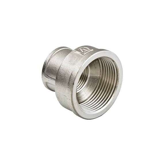 Муфта переходная никель 1 1/2"x1 1/4" VALTEC, Диаметр: 1 1/2", Размер перехода: 1 1/2"x1 1/4", фото 