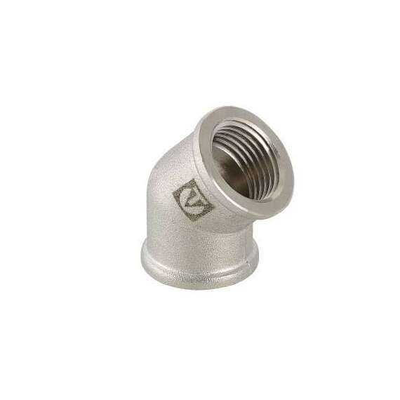 Угольник ВР-ВР никель 3/4" 45° VALTEC, Диаметр: 3/4", фото 