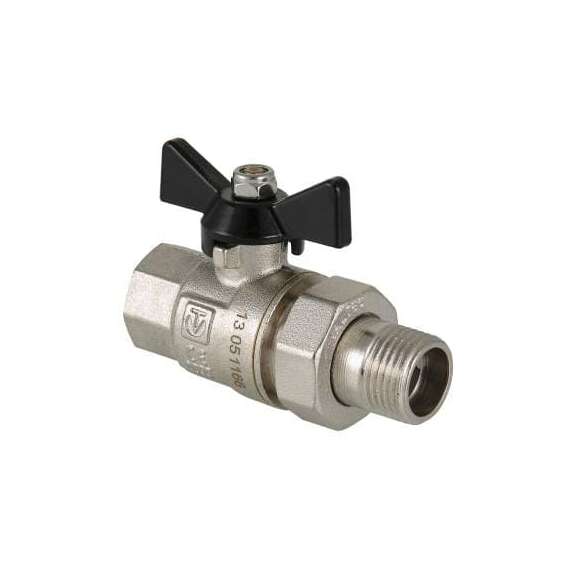 Кран шаровой VALTEC PERFECT с полусгоном  3/4" бабочка, фото 
