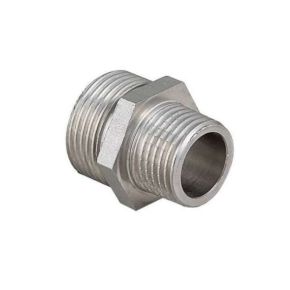 Ниппель переходной никель 2"x1 1/4" VALTEC, Диаметр: 2", Размер перехода: 2"x1 1/4", фото 