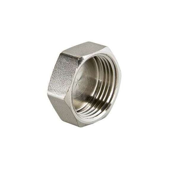 Заглушка резьбовая никель 1 1/2" VALTEC, Диаметр: 1 1/2", фото 