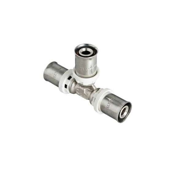 Тройник МП пресс 20x16x20 VALTEC, Диаметр трубы МП: 20, Размер: 20x16x20, фото 