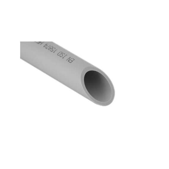 Труба полипропиленовая Ф20x1.9 PN10 сер. KraftPipe HEISSKRAFT, Диаметр трубы ППР: 20, фото 