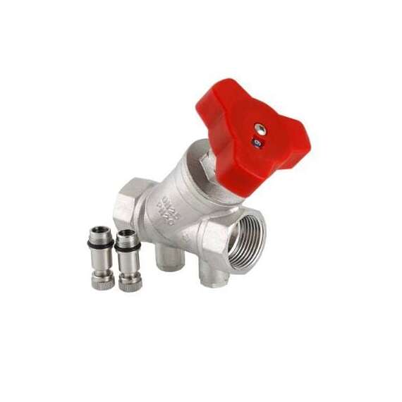 Клапан балансировочный ручной 1"  VALTEC, Диаметр подключения: 1", фото 