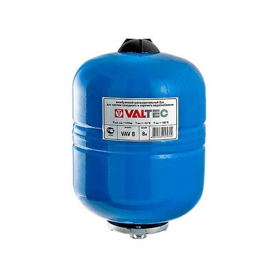 Бак расширительный для водоснабжения 24 л синий VALTEC, фото 