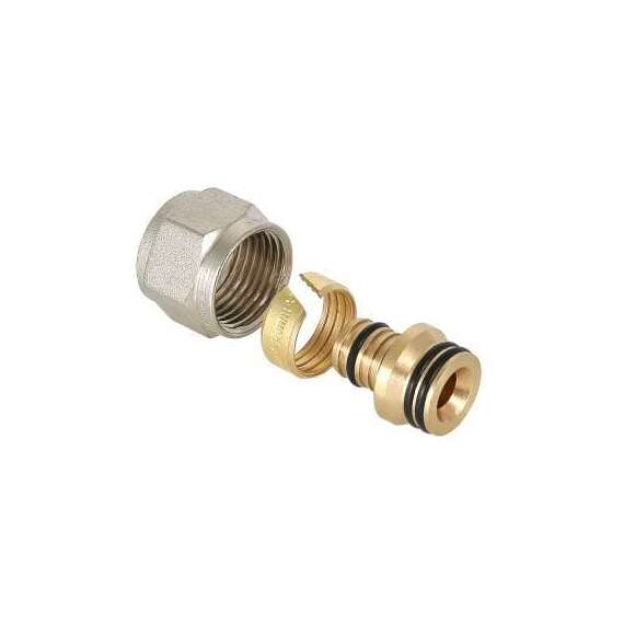 Соединитель коллекторный обжим для м/п трубы 16(2,0)x1/2 VALTEC, фото 