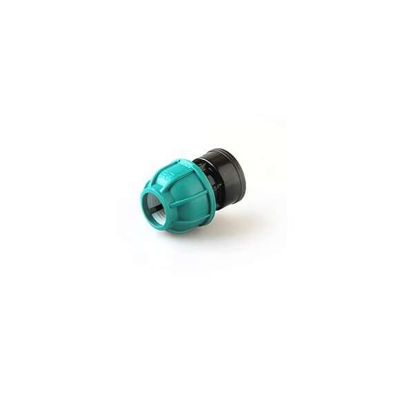 Муфта ПЭ с ВР 20x1/2" UNIO, Размер муфты с резьбой: 20x1/2", фото 