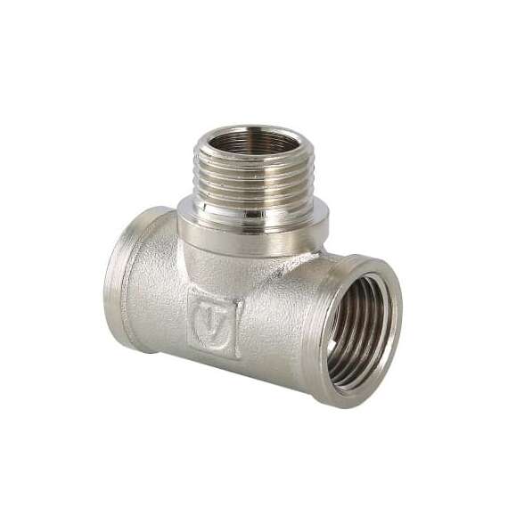 Тройник переходной ВР-НР-ВР никель 3/4" VALTEC, Диаметр: 3/4", фото 
