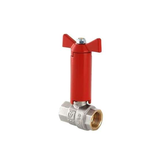 Кран шаровой VALTEC с удлиненным штоком 1/2" бабочка, фото 
