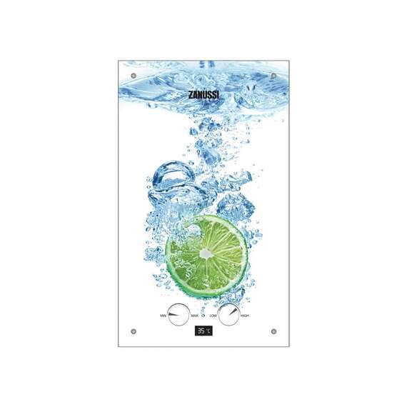 Газовая колонка ZANUSSI GWH10 Fonte Lime 18.5 кВт, фото 