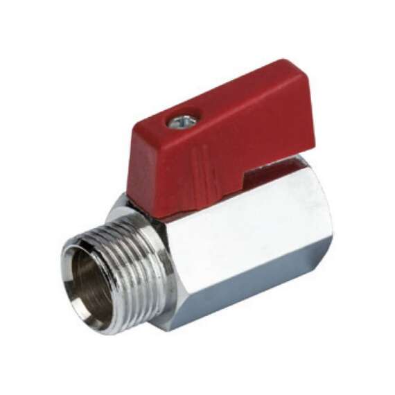 Кран шаровой DAB MINI ВР-НР  3/8" ручка, фото 