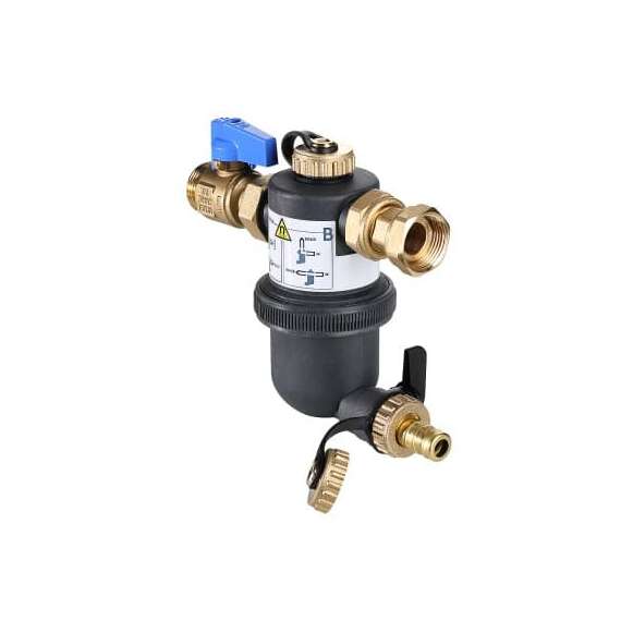 Фильтр дешламатор с пластиковым корпусом ВР-ВР 3/4" VALTEC, фото 