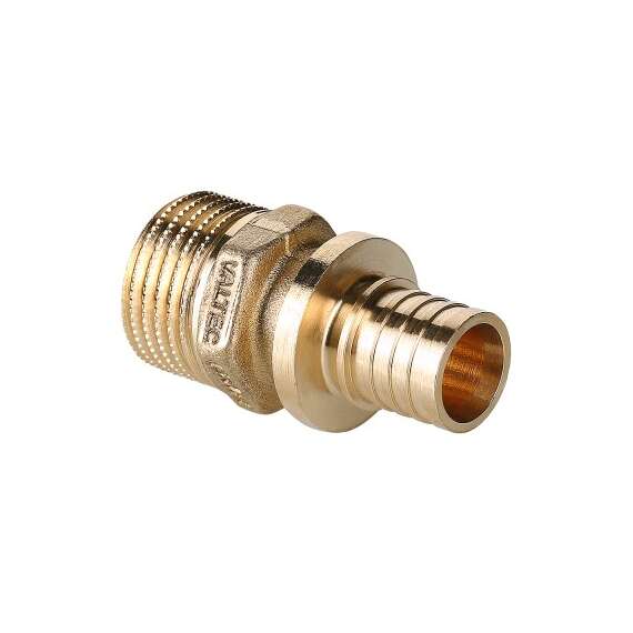 Муфта надвижная с переходом на наружную резьбу 20(2,8) мм x 3/4" VALTEC, Диаметр трубы МП: 20, Размер аксиального фитинга: 20(2,8) x 3/4", фото 