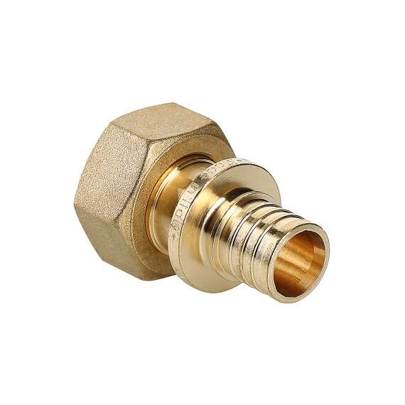 Муфта надвижная с накидной гайкой 20(2,8) мм х 3/4" VALTEC, Диаметр трубы МП: 20, Размер аксиального фитинга: 20(2,8) х 3/4", фото 