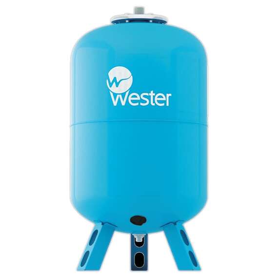 Бак расширительный для водоснабжения WAV 150 л синий WESTER, фото 